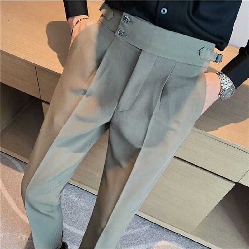 cropped suit pants