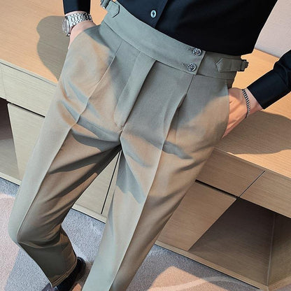 cropped suit pants